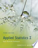 Applied Statistics I