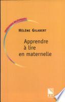 Apprendre à lire en maternelle