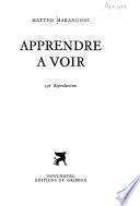 Apprendre à voir