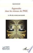 Apprendre dans les réseaux de PME