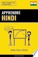 Apprendre l'hindi - Rapide / Facile / Efficace