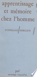 Apprentissage et mémoire chez l'homme