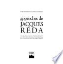 Approches de Jacques Réda