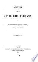 Apuntes sobre la artilleria peruana