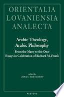 Arabic Theology, Arabic Philosophy