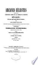 Arcanes célestes de l'Ecriture Sainte, ou, Parole du Seigneur dévoilée