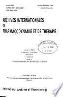 Arch Int Pharmacodyn Ther