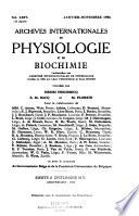 Arch Int Physiol Biochim