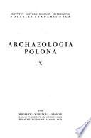 Archaeologia Polona