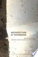 Architecture et patrimoine