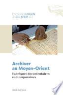 Archiver au Moyen-Orient