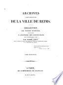 Archives administratives de la ville de Reims