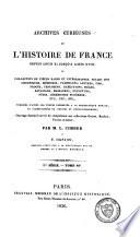 Archives curieuses de l'histoire de France