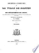 Archives curieuses de la ville de Nantes et des départements de l'Ouest