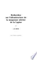 Archives D'anatomie, D'histologie Et D'embryologie Normales Et Expérimentales