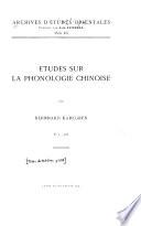 Archives d'etudes orientales
