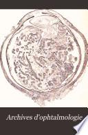 Archives d'ophtalmologie