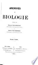 Archives de biologie