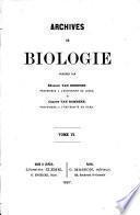 Archives de biologie