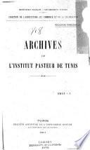 Archives de l'Institut Pasteur de Tunis
