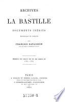 Archives de la Bastille