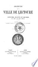 Archives de la ville de Lectoure