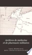 Archives de médecine et de pharmacie militaires