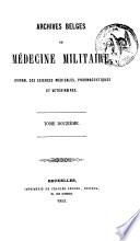 Archives de médecine militaire