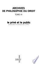 Archives de philosophie du droit
