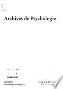 Archives de Psychologie