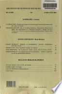 Archives de sciences sociales des religions