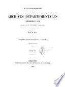 Archives Départementales de la Marne antérieures à 1790