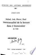 Archives des lettres modernes