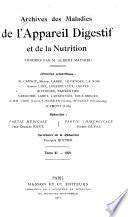 Archives des maladies de l'appareil digestif et des maladies de la nutrition