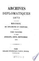 Archives diplomatiques