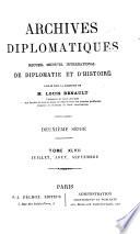 Archives diplomatiques