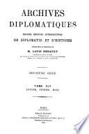 Archives diplomatiques