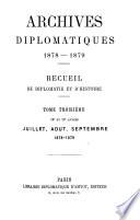 Archives diplomatiques