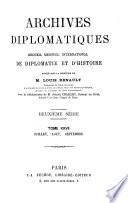 Archives diplomatiques