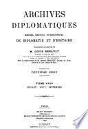 Archives diplomatiques