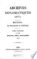 Archives diplomatiques