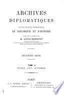 Archives dipolomatiques