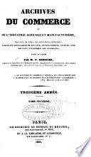 Archives du Commerce ...