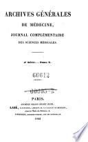 Archives generales de medecine