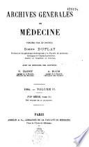Archives générales de médecine
