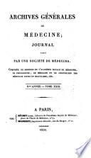 Archives générales de médecine