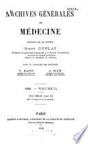 Archives générales de médecine