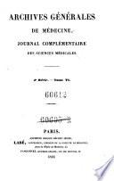Archives generales de medecine