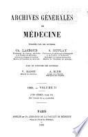 Archives générales de médecine