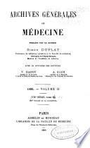 Archives générales de médecine